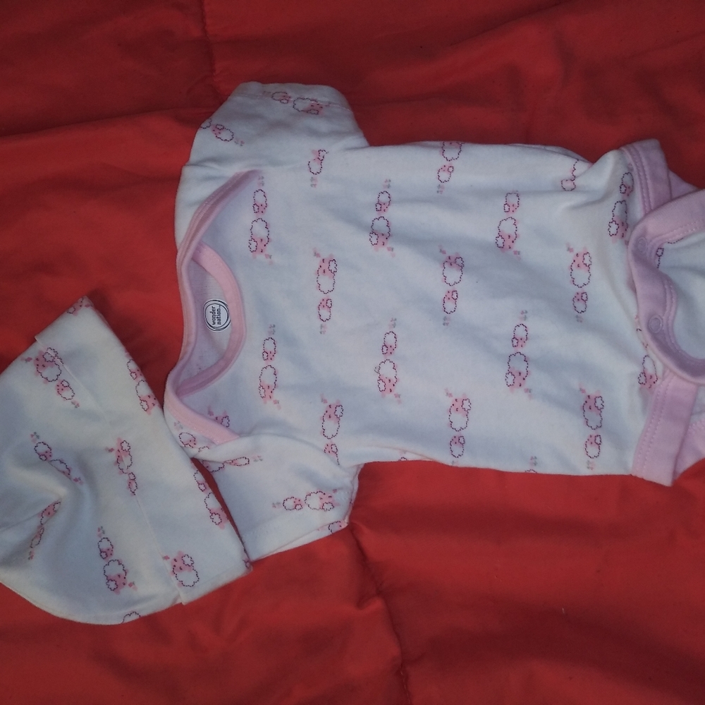 Onesie w/ matching hat